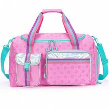 1 件旅行行李袋女孩周末旅行袋女孩礼物过夜袋手提包健身房过夜袋舞蹈袋带鞋隔层旅行袋书包，书包，书包学校，书包旅行袋