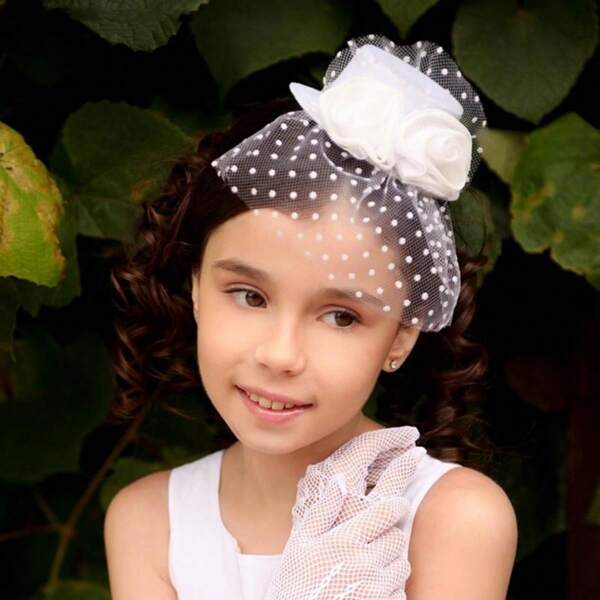1pc Little Hat Headdress Vintage Mesh Accessories Photo Studio Wedding Dress Photography Hairpins