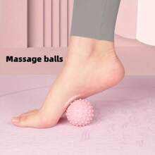 Fitness Massage Ball, Foot Shoulder Neck Back Arm Muscle Relaxation Fascia Ball, TPE Yoga Pilates Massage Ball For Men Women