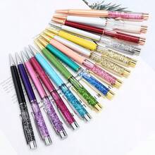 1 Gói 5 Chiếc Bút Hoa Khô - Bút Xoắn Kim Loại, Đầu Bút Trung Bình Và Thân Bút Tròn, Mực Xanh, Phù Hợp Cho Học Sinh Từ 14 Tuổi Trở Lên Và Đồ Dùng Văn Phòng - Nhiều màu - Xem 17
