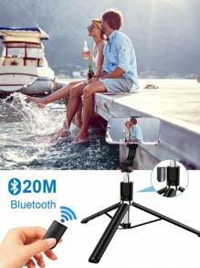 Palo de selfie inalámbrico Bluetooth de STICKMAG de 1.7M/0.7M, con luz LED de relleno, control remoto inalámbrico, soporte para teléfono móvil giratorio 360°, compatible con iPhone 16, 15, 14, 13, 12, 11e/Max/Pro/Xs/Xr/X/Plus, compatible con Samsung Galaxy S25/S24/S23/S22 Ultra y otros teléfonos Android, GoPro, adecuado para viajes y transmisión en vivo, disparos de verano, viajes, actividades al aire libre, trípode para transmisión en vivo