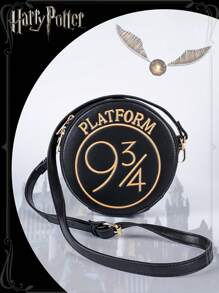 WB 1PC Harry Potter Officially Licensed Wallet Harry Potter Hermione Ron Hogwarts Bookbag Nine And Three Quarters Fashion Personalised Shoulder Bag Retro Crossbody Wallet Harry Potter Hermione Ron Hogwarts Round Bag Nine And Three Quarters Fashion Personalised Shoulder Bag Knitted Embroidered Crossbody Birthday Surprise Halloween Thanksgiving Gift