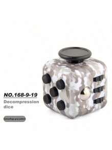 Multi-Color Cube/Dice Toy, Creative Stress Relief Toy For Teenagers And Adults, Fidget Desk Decor