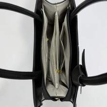 3pcs/Set New Design Color-Block Patchwork Tote Bag Set, Fashionable High-Capacity Commuter Handbag & Shoulder Bag - Black - View 6