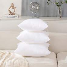 1 szt./2 szt. białego rdzenia poduszki, poduszka w różnych rozmiarach, wypełnienie z mikrofibry, czysto biała kwadratowa poduszka, prosta i stylowa, odpowiednia do dekoracji domu, salonu, sypialni, na Halloween, do dekoracji świątecznych.