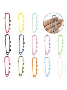 5/10/20/30/50/60/80/100枚 60毫米 多色安全别针胸针 - DIY珠宝制作空白底座和配件，胸针别针，DIY用品