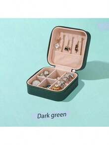 1pc Mini Jewellery Organizer, Portable Zipper Travel Jewellery Organizer Box, Ladies Gift Box, Multi-Functional Jewellery Display Rack, Suitable For Rings, Pendants, Earrings, Necklaces And So On. - Suitable Gift Box For Girls And Ladies, Halloween Gift Box, Christmas Gift Box. ,Jewellery Box,Pouch,Makeup Brush Holder,Brush Holder,Perfume Organiser,Pouch Bag,Gifts For Women,Christmas Gifts,Gift Ideas For Women - Multicolor - View 11