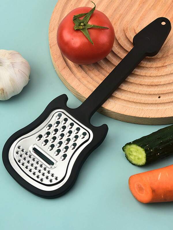 1/2pcs Stainless Steel Guitar Shaped Melon And Fruit Peeler, Creative Home Potato And Radish Peeler, Kitchen Small Tool