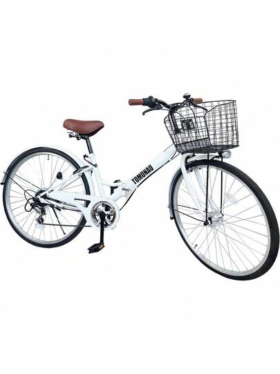 新品・未使用 ママチャリ オートライト 26インチ シマノ製6段変速