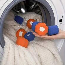 1pc/5pcs/10pcs Reusable Laundry Hair Catcher, Machine Washable Lint Removal Cleaning Balls For Pet Lovers, Effectively Removes Pet Hair From Clothes And Fabrics