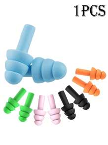 24pcs Spiral Ear Plugs, Creative Solid Random Color Noise-Proof Ear Plugs, Suitable For Bedroom, Travel, Office, School, Swimming, Back To School Supplies