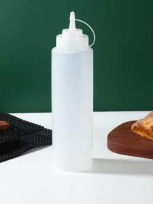 5pcs/3pcs/2pcs/1pc Squeeze Bottle, Home Use Condiment Bottle, Sauce Bottle, Juice Bottle, Squeeze Bottle, Kitchen Oil Bottle, Refill Bottle, Water Bottle