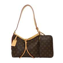 Women's Tote Bag Printed Set Bag With Inner Pouch Large Capacity PU Leather Vertical Square Shape With Zipper Closure Stylish And Versatile For Commuting And Daily Use - Presbyopia - View 1