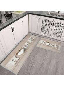 1 Piece Of 3D Heart-Shaped Printed Kitchen Mat, Sweet Holiday Carpet, Daily Decorative Floor Mat, Washable Carpet, Silicone Bottom Soft Crystal Suede Leather, Beautiful, Non Slip, Comfortable, Suitable For Dining Rooms, Living Rooms