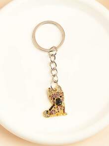 1 件个性化时尚可爱水钻合金宠物小狗钥匙扣、动物钥匙扣、爱狗人士钥匙扣、宠物钥匙扣、汽车钥匙扣、包包吊坠、钥匙扣配件、男女钥匙扣、生日、活动、周年纪念、派对纪念品汽车配件包包挂饰背包学校动物哥特 Y2k 圣诞节礼物创意包包配件挂绳带身份证夹汽车配件包包挂饰 - 彩色 - 查看 18