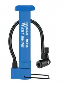 1 Set Lightweight Bicycle Air Pump, Foot Pump, Portable Outdoor Mountain Bike Tire Pump, Bicycle Tool