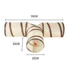 Cat Tunnel Long T/Y Ways Cat Play Tunnel Foldable Funny Interactive Indoor Play Toys Games Kitty Cubes Pet Supplies