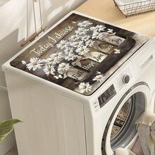 1入組雛菊花設計洗衣機罩，防滑排水墊，櫥櫃墊，餐具排水墊，碗碟排水墊，吸水餐墊 - 彩色 - 查看 9