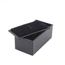 1 pièce Boîte cadeau, boîte à rabat haut de gamme, boîte à boutons de manchette, boîte à bijoux, boîte à pince à cravate, boîte de set cadeau