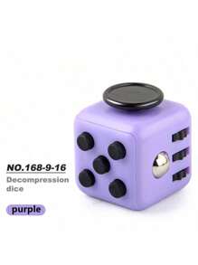 Multi-Color Cube/Dice Toy, Creative Stress Relief Toy For Teenagers And Adults, Fidget Desk Decor