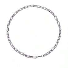 1pc Fashionable & Minimalist Thick Chain Necklace For Men, Industrial & Vintage Style Thick Cuban Link Necklace, Unisex Titanium Steel Choker Necklace, Length 50cm, Width 0.9cm