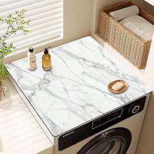 1 Tấm Che Bụi Tảo Cát Mềm Chống Trượt Phòng Giặt Có In Hình Đá Cẩm Thạch, Miếng Lót Máy Giặt Thấm Nước Và Nhanh Khô, Cho Phòng Tắm, Nhà Bếp Và Nhà Vệ Sinh Mặt Bàn Trang Trí - Nhiều màu - Xem 5