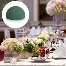 1 peça/2 peças Espuma Floral Redonda Seca Verde - Reutilizável, Blocos de Espuma Artesanal Fáceis de Cortar para Arranjos DIY, Casamentos, Festas, Decoração Doméstica - Espuma Floral Sazonal para Plantas Artificiais - Multicolorido - Visão 5