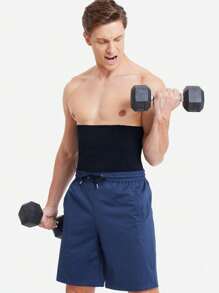 1pc Men's Sports Waist Trainer Belt, Abdominal Slimming Waist Cincher, Body Shaper Waist Trimmer Strap