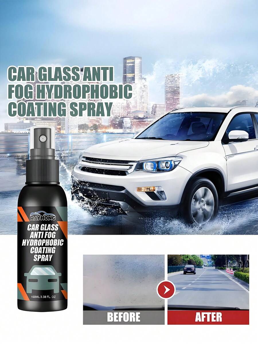 Car Headlight Restoration Fluid Automotive Headlight Oxidation Yellowing Scratches Blurring Enhancement Crystal Plating Coating Refurbishment Agent - Black - View 1
