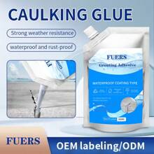 500ml Concrete Crack Filler Kit, Waterproof, Anti-Mold, High Temperature Resistant, Frost Resistant, Corrosion Resistant. Suitable For Roof, Floor, Indoor And Outdoor. Easy Operation, Reliable