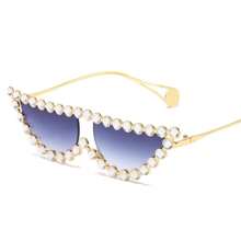 1 Brille Metallisch glitzernde diamantbesetzte transparente Luxus- für Damen, Strandmode, Geschäfts-/Lässig-Geschenke, Katzenaugen-Stil