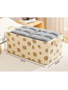 Fabric Cute Bear Steel Frame Storage Box, Foldable Drawer Type Organizer Box For Wardrobe, Home Use Clothing Storage,Storage Orangizer,Travel Essential - Multicolor - View 11