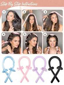 10pcs Sleep Hair Styling Tools Set, Curler 1pc Silk Pillowcase For Hair And Skin Queen Set, Silk Heatless Curling Set, Overnight Curling Iron, 1pc Sleep Soft Eye Mask, 1pc Sleep Silk Nightcap, Sleep Essential Set