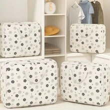 Large-Size Foldable Multifunctional Non-Woven Quilt Storage Bag, Clothing Storage Bag, A Good Choice For Family Storage, Suitable For Storing Quilts, Blankets, Towels, Clothes, Pants And Daily Necessities.