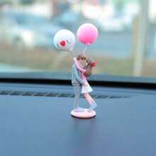 1 Piece Of Creative Car Interior Decoration Products, Cartoon Cute Couple Car Ornaments For Women Storage Organizer Travel Essentials Back To School Dormitory Storage Fall Decor