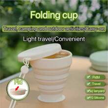 Tasse pliable, mini tasse de voyage pliable portable, tasse de rince-bouche réutilisable pour l'hôtel et les activités extérieures