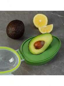 1PC Reusable Avocado Preservation Box - Avocado Storage Container, Plastic Flip Design, Refrigerator Food Preservation Box, Used To Keep Avocados Fresh, Ideal Refrigerator Storage Tool, Kitchen Tool - Multicolor - View 5