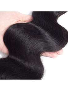 Cabello ondulado 1/3/4 paquetes de cabello virgen de la India, extensiones de cabello humano de onda natural, cabello suave y fiel a la longitud, cabello húmedo y ondulado para mujeres, cabello virgen sin procesar, color natural