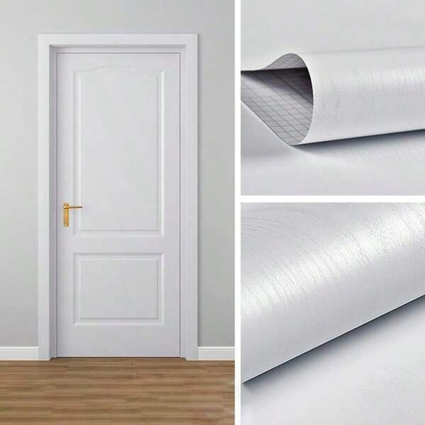 1PC White Wood Grain Contact Paper, Thickened Texture Suitable For Retro Home Decoration, Cabinet And Countertop, Door Panel, Room Background Self-Adhesive Wallpaper, Waterproof Self-Adhesive Vinyl Wall Stickers Room Decor Wall Decor Bedroom Decor Bathroom Decor Room Decor Home Decor Living Room Wall Paper Wall Papers Kitchen Decor Room Decoration Stuff Living Room Decor House Decor Wall Art Wallpapers