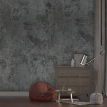 1 Roll Of Retro Cement Dark Gray Self-Adhesive Wallpaper Thickened 3D Stereo Industrial Style PVC Durable Removable And Tearable Peel And Stick Contact Paper Room Decor Home Decor Wall Decor Bathroom Bathroom Decor Wall Paper Wallpapers Kitchen