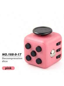 Multi-Color Cube/Dice Toy, Creative Stress Relief Toy For Teenagers And Adults, Fidget Desk Decor