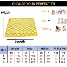 Summer Cool Multipurpose Pet Mat, Anti-Dirty Anti-Chew Removable & Washable Soft Comfortable Easy-To-Clean Dog Bed Cat Bed, Suitable For Small Medium Large Dogs And Cats, All Seasons, Available In Multiple Colors - Multicolor - View 3