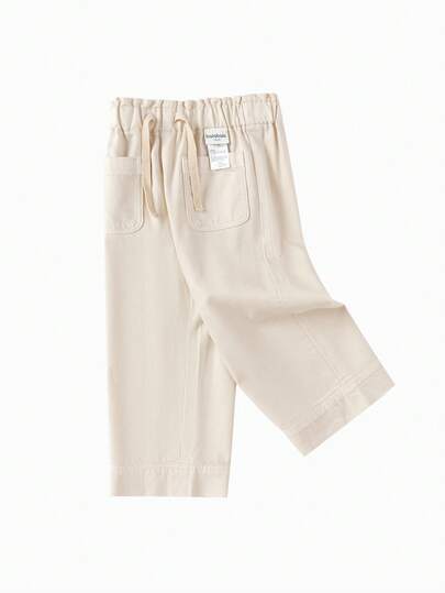 Balabala Children's Pants Girls' 2025 Summer Cool Feeling Capri Pants