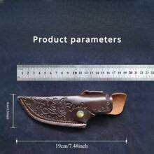Outdoor Camping PU Knife Sheath, Knife Tool Storage Bag, Fits Various Knives, Can Be Hung On Waist (Knives Not Included)