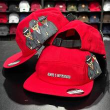 ORIGINAL 5 PANEL FIVE PANEL CAP TOGETHER AND MIXED - STRAPBACK ADJUSTMENT - Rojo - Ver 1