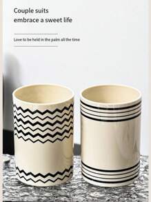 2pcs Couple Toothbrush Cups, Home Dental Cup, Toothbrush Storage Box, Travel Rinse Cup, Lightweight Portable Durable Daily Home Outdoor Travel Essential Rinse Cup