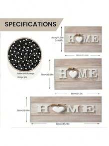 1 Piece Of 3D Heart-Shaped Printed Kitchen Mat, Sweet Holiday Carpet, Daily Decorative Floor Mat, Washable Carpet, Silicone Bottom Soft Crystal Suede Leather, Beautiful, Non Slip, Comfortable, Suitable For Dining Rooms, Living Rooms