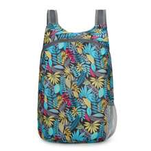 Lightweight And Foldable Flower Backpack - Ultra Thin, Multi Functional, Suitable For Hiking, Travel, Work, Shopping | Polyester Fiber, Adjustable Shoulder Strap - Suitable For Men - Perfect For Daily Use - Perfect Gift For Students And Travelers, Boarding Backpack, Simple And Lightweight Backpack, Full Print Backpack, Cycling Backpack, Travel Backpack, Backpack For Travel Foldable Backpack Beach Bag Men Camping Equipment