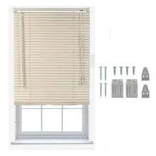 STARLEY-PVC Blinds Home Office Window Blinds New White 60, 90,120,150 X 180 Cm - Màu be - Xem 3