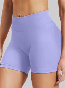 High-Waisted Tummy-Control Shorts,Hidden Scrunch Butt Lifting Skinny Pants,Cycling Shorts Curve,